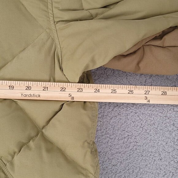 Eddie Bauer Goose Down Jacket Faux Fur Hood/Face 650 Fill Power Geddes Parka L - Picture 10 of 12